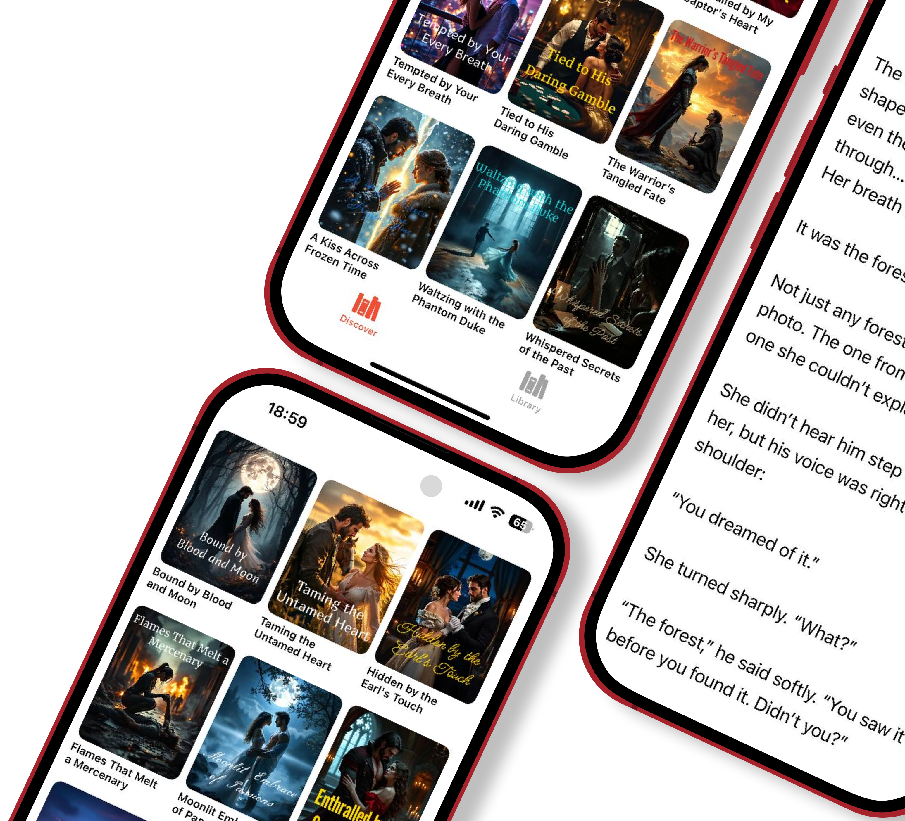 Screenshot of DramaReader app